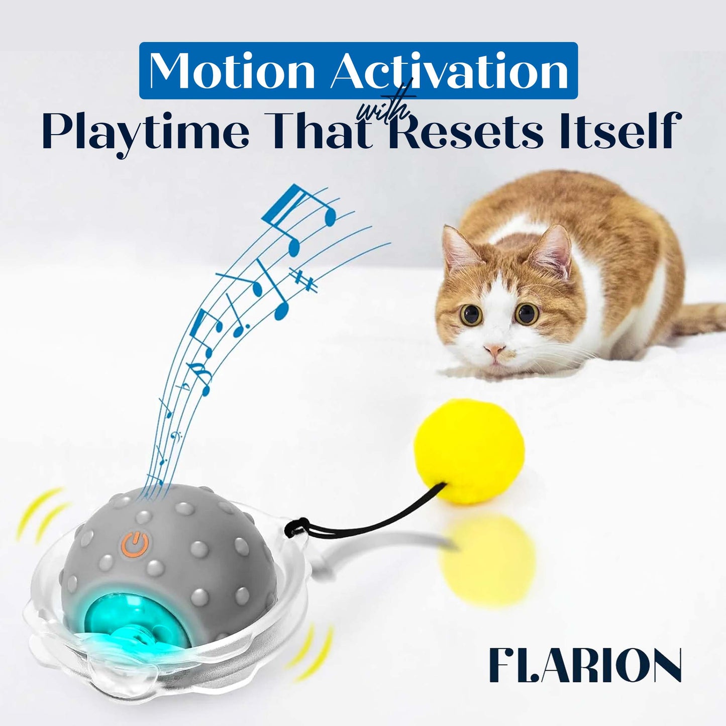 Interactive Fast Rolling Cat Toy – Motion-Activated Hide & Seek Mouse Game for Cats